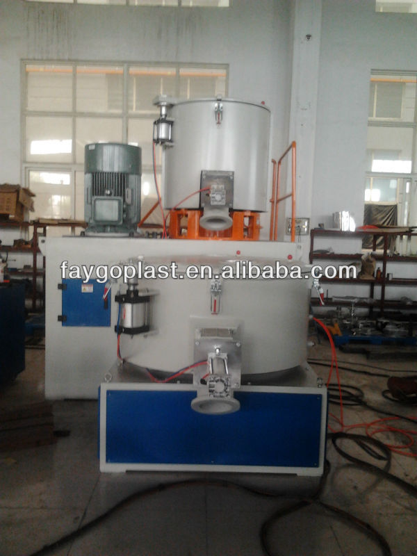 Cold and hot high speed plastic mixer