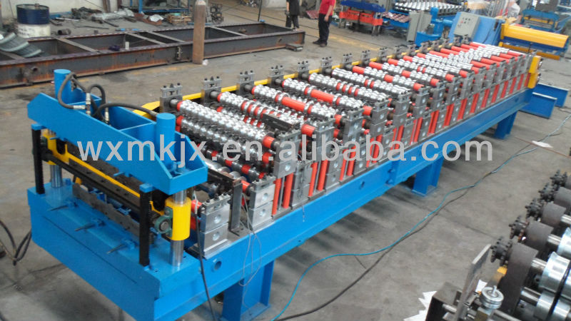 Color Double Roof Panel Roll Forming Machine