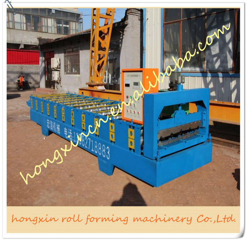 colored automatic steel roll forming machine