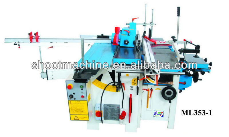 Combine Woodworking Machine ML353-1 with 3x2.2kw motor and 5kinds function