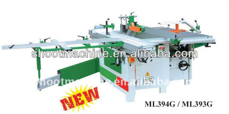 Combine Woodworking Machine ML394G with 6 kinds function and 3pcs motor