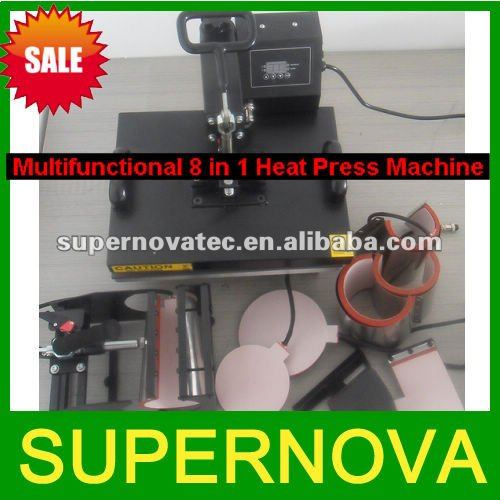 Combo heat press machine - 6 in 1