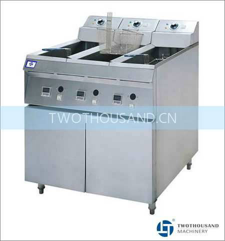 Commercial Fryer - 3 Tanks 3 Baskets, 12x3 Liters, 4.5x3 Kw, TT-WE265