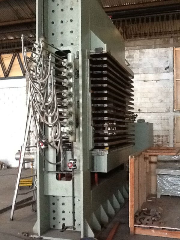 commercial plywood prodction press