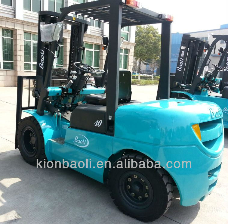 Compact 4 ton diesel forklift made in taizhou