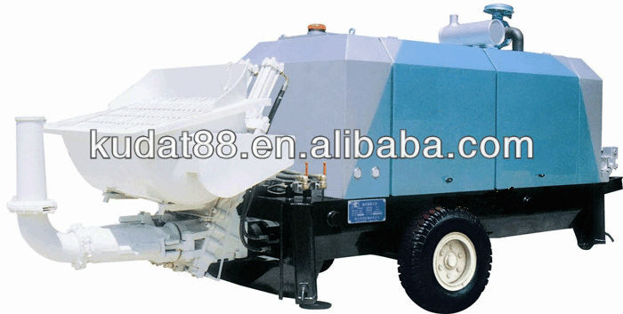 Competitive price 60m3/h Diesel Engine Trailer Concrete Pumps