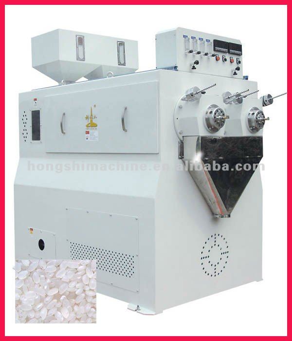 Competitive price double roll rice polisher