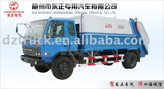 compression garbage truck