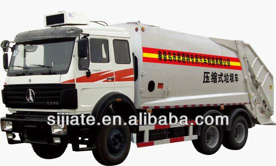 compression type waste manage garbage truck