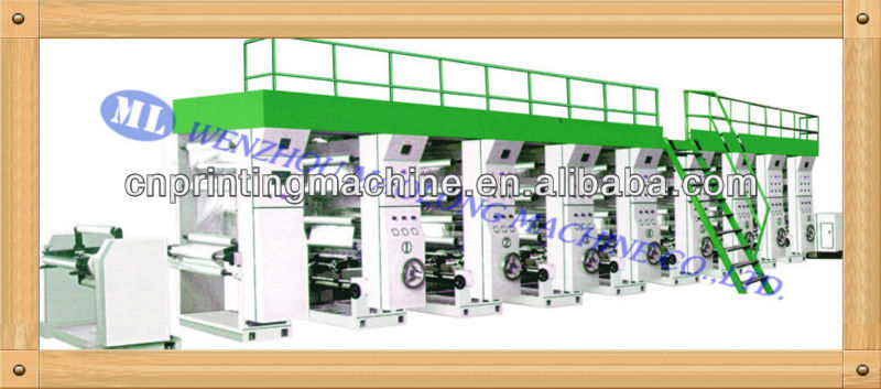 Computer Combination BOPP/PET/PVC Gravure Printing Machine