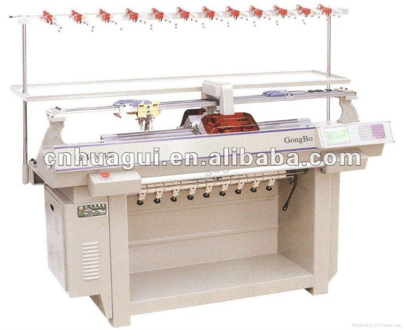 computer flat knitting machine