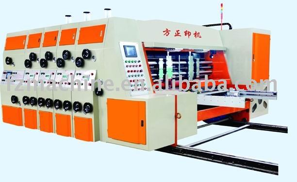 Computer full automation high speed printing slotting and die-cutting machine