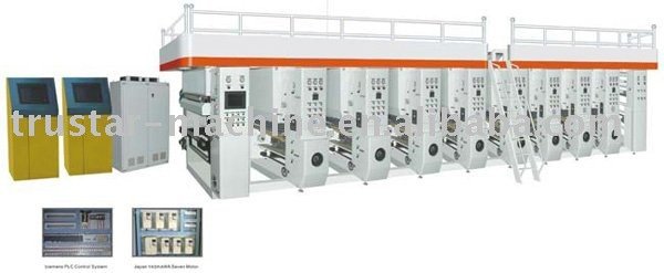 computer high speed gravure printing machine