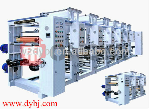 Computer two color rotogravure printing machine price/ gravure printing machine for t shirt print/small business/ for sale