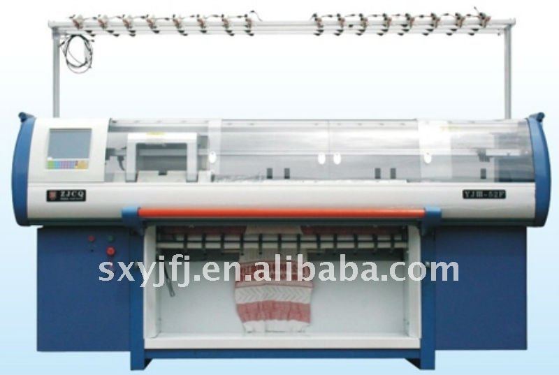 computerized flat knitting machine