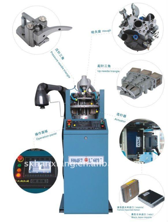 Computerized High Speed Jacquard Stocking Machine