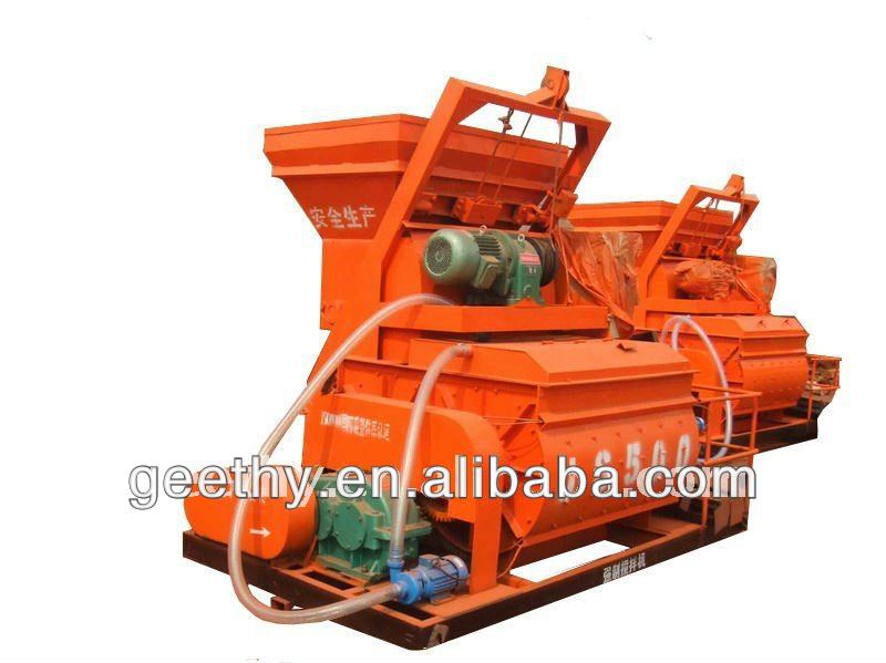 concrete block machine mixer