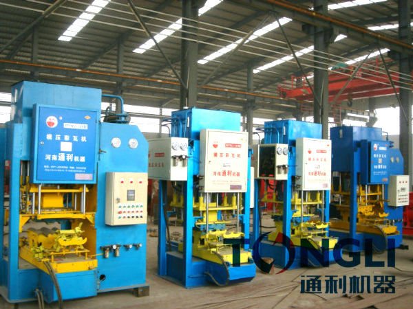 concrete color floor tile machine