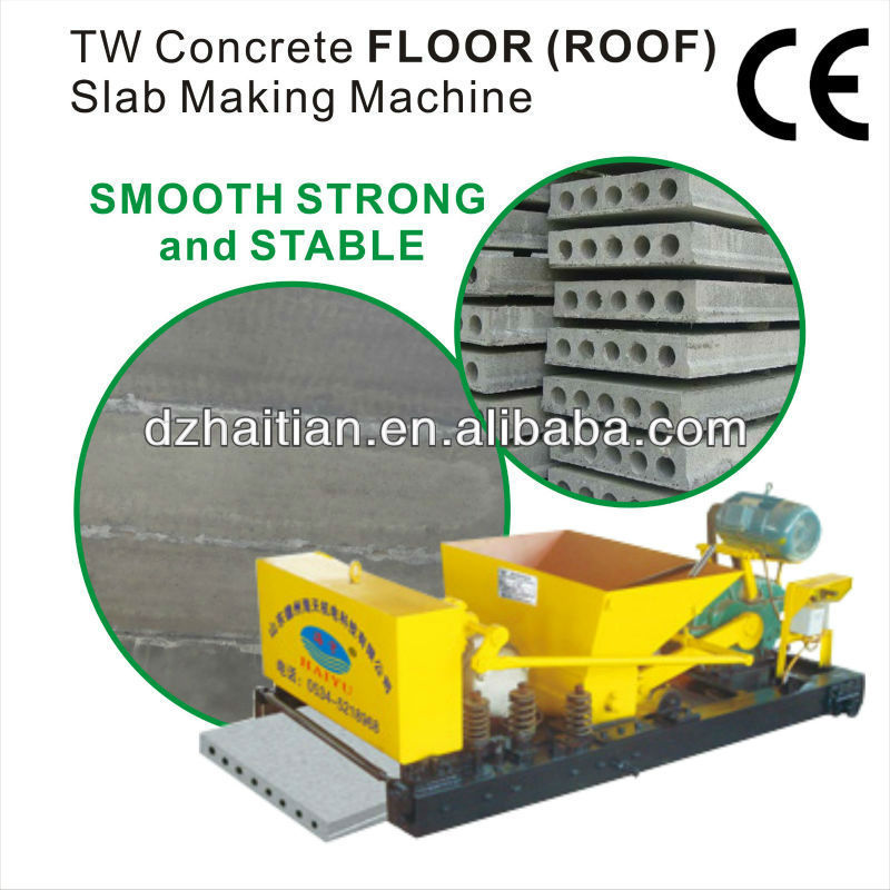 concrete hollow core slab making machine