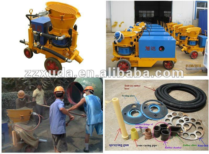 Concrete machine for Wall reinforcement