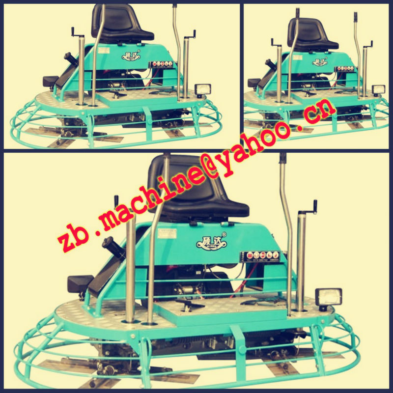 concrete power trowel JM-189 high quality ride-on type