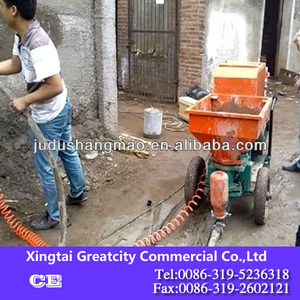 Concrete pump and spray machine/wall plaster machine