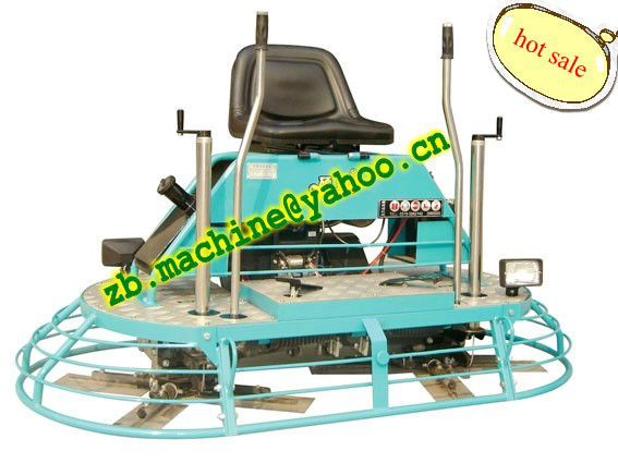 Concrete road power trowel manufacture