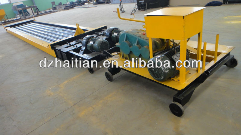 Concrete slab vibration making machine