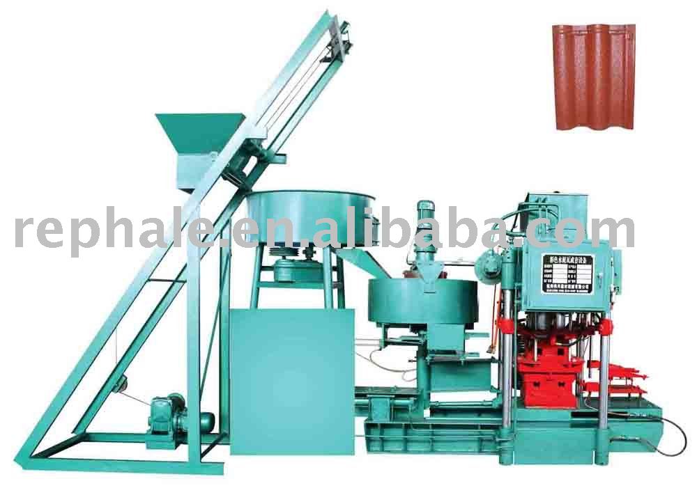 concrete tile press machine