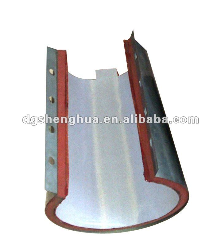 Cone mug heat element for mug heat press machines