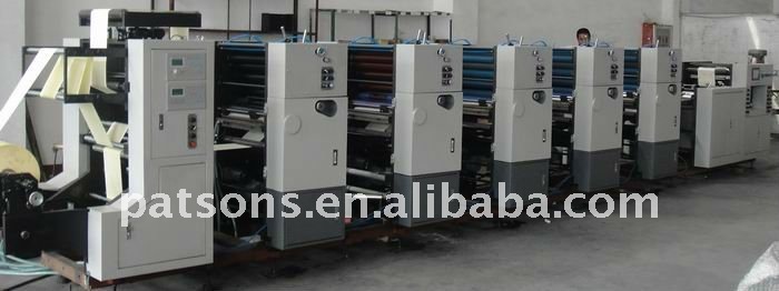 Coninuous Form Roll To Pack Offset Printing Machine Line