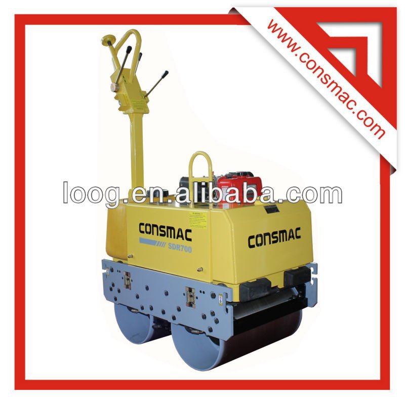 CONSMAC Double Drum Compacting Pedestrian Rollers