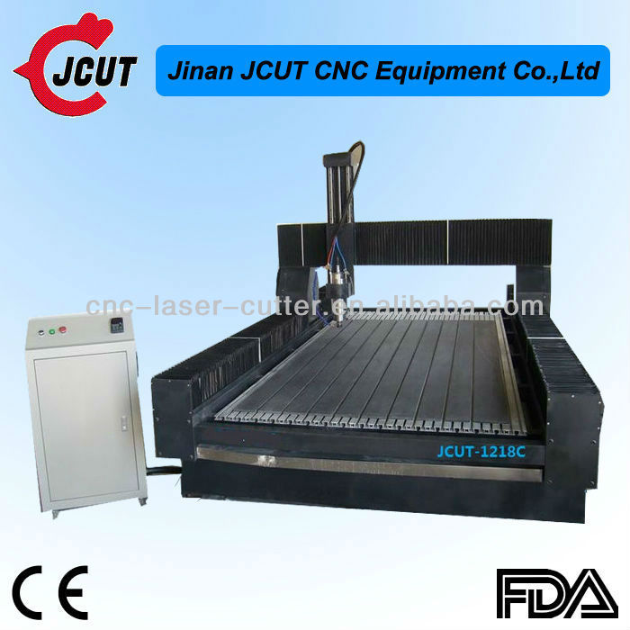 Constant Power Spindle Solid Metal Structure Heavy Load High Work Strength Precisive Stable Large Stone CNC Engraver JCUT-1218C