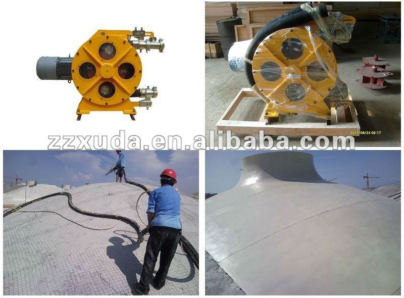 Construction foam concrete pump