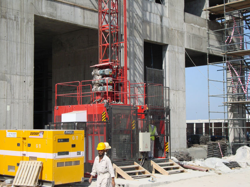 construction hoist elevator,passenger material hoist,building material hoist elevator