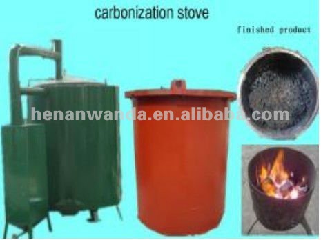 Continuous charcoal carbonization kiln for sale