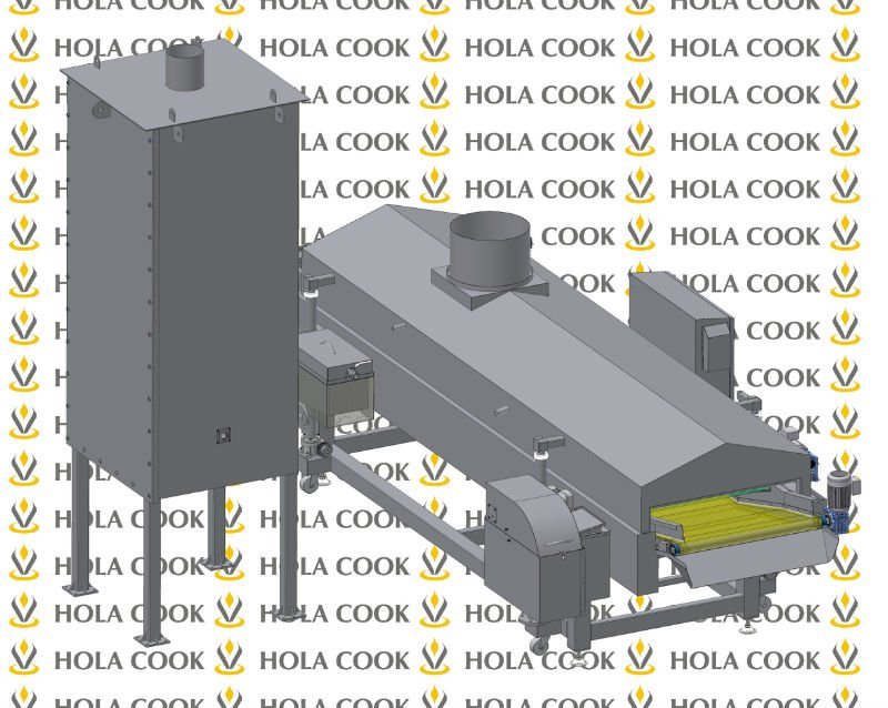 Continuous Fryer with External Heat Exchanger