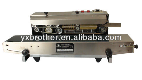 continuous plastic bag heat sealing machine