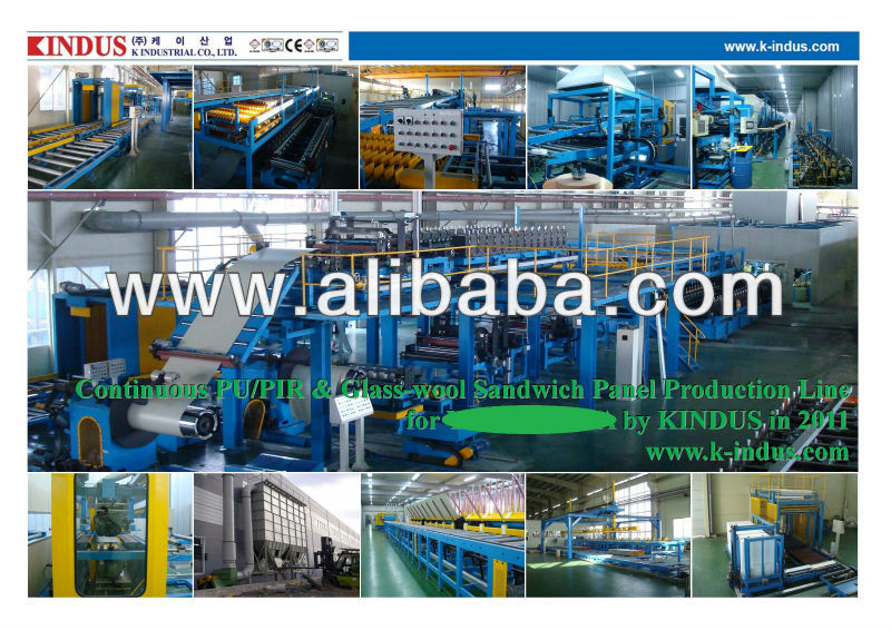 CONTINUOUS PU/PIR SANDWICH PANEL LINE