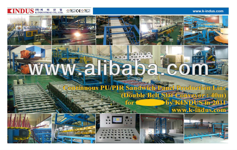 CONTINUOUS PUR/PIR SANDWICH PANEL PRODUCTION LINE