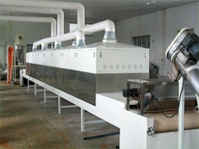 Continuous Tunnel Microwave drying Machine