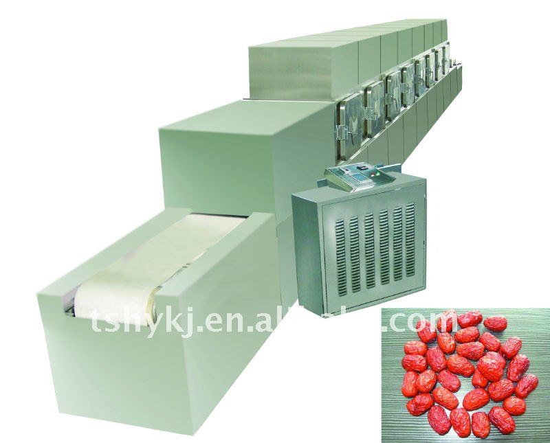 Continuous Tunnel Microwave drying Machine