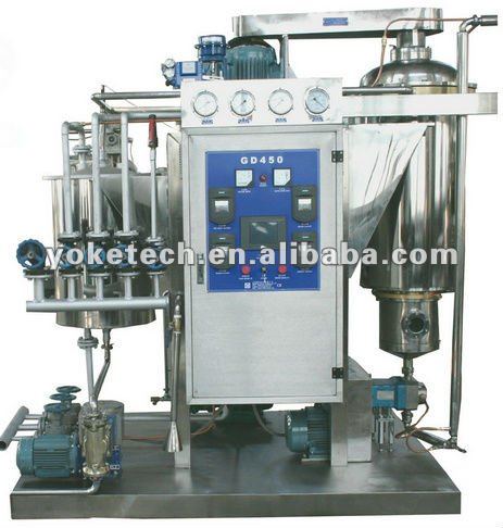 continuous vacuum hard candy cooker