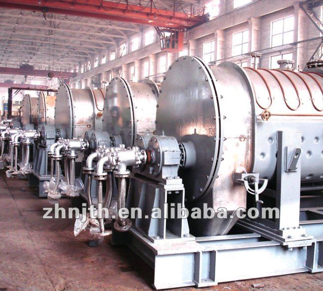 continuous vacuum paddle dryer