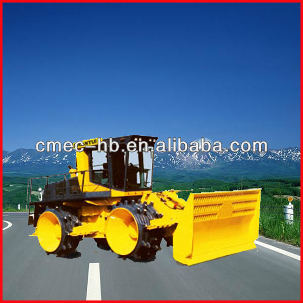 Convenient handle hydraulic single drum vibratory compactor