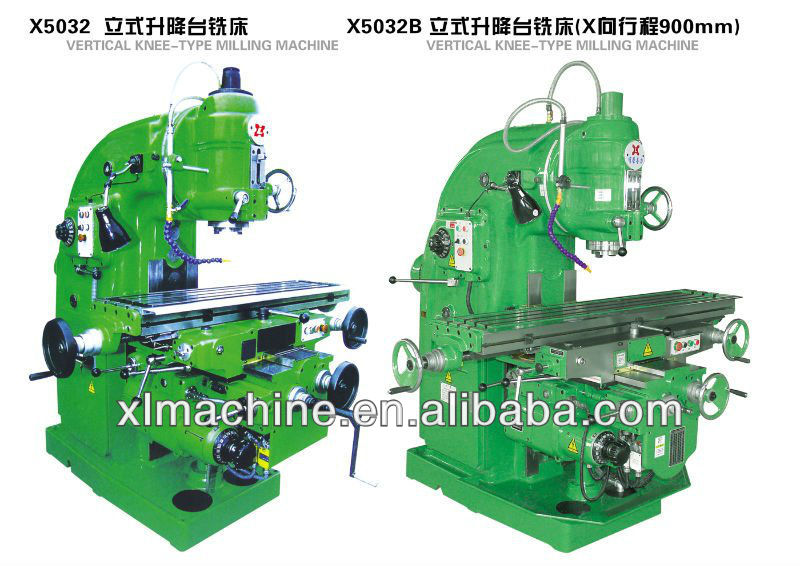 conventional vertical milling machine