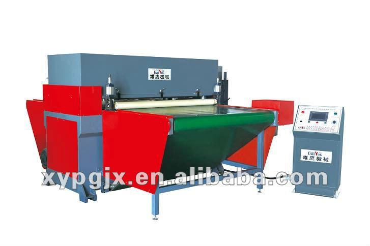 Conveyor feeding hydraulic cnc cutting machine