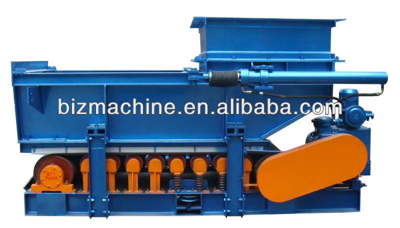 conveyor type coal feeder for boiler and coal mining