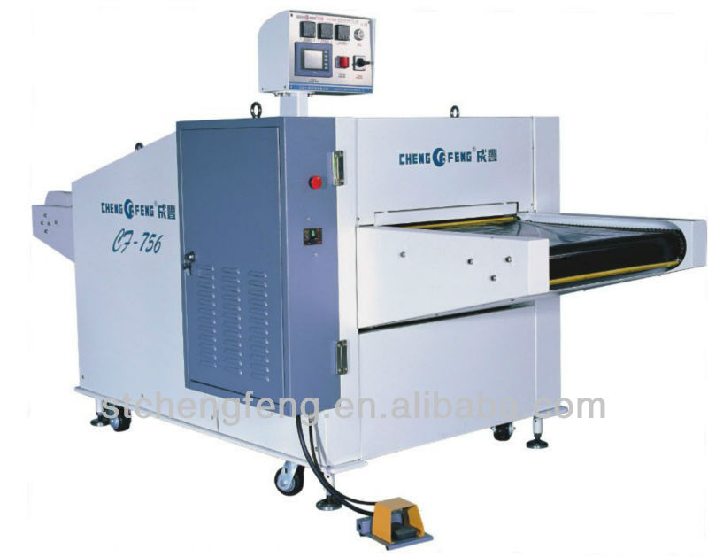 Cool and hot hydraulic bonding fusing machine