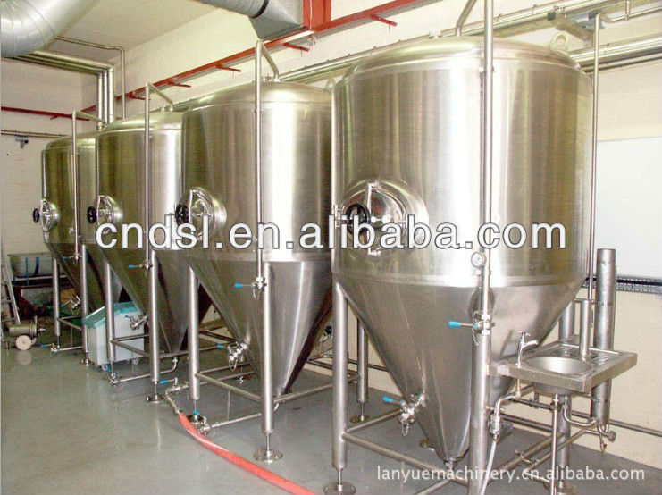 Cooling water jacket Conical Fermenter Tan